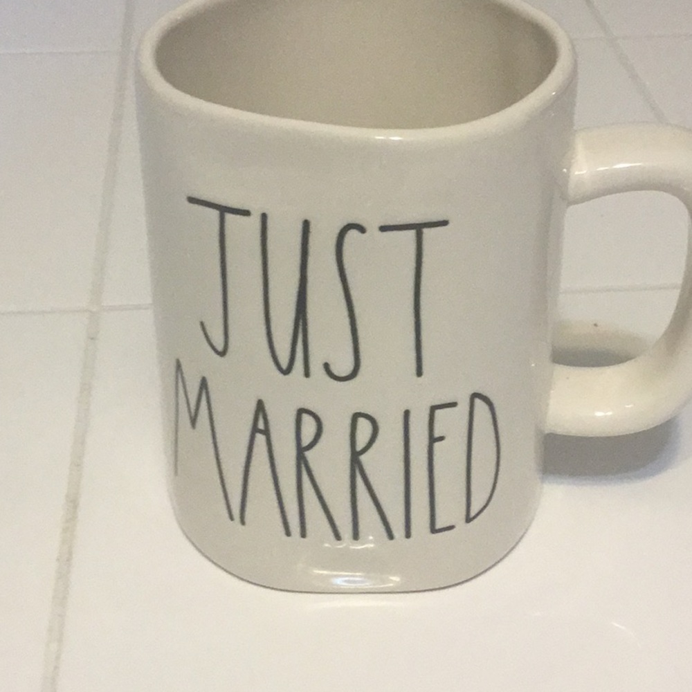 New Rae Dunn Just Married LL mug.